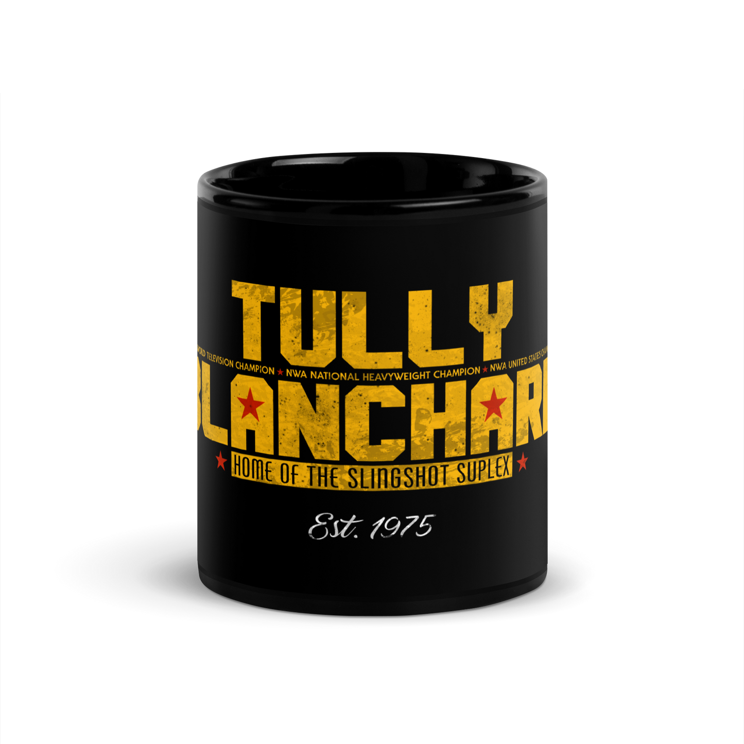 Tully Blanchard Black Glossy Mug