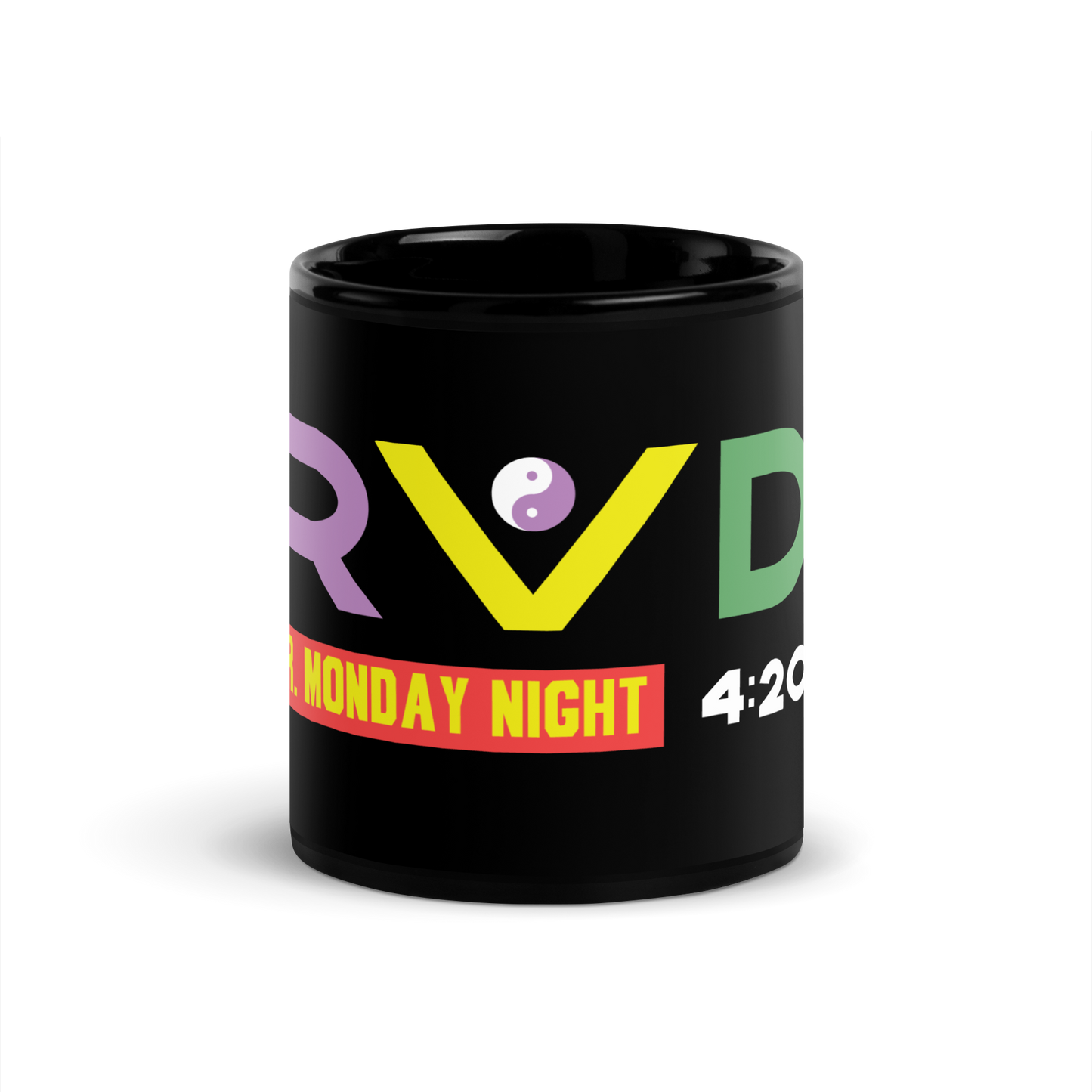 RVD Black Glossy Mug