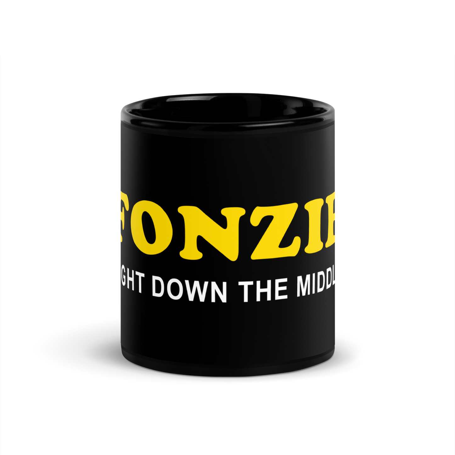 Fonzie Black Glossy Mug