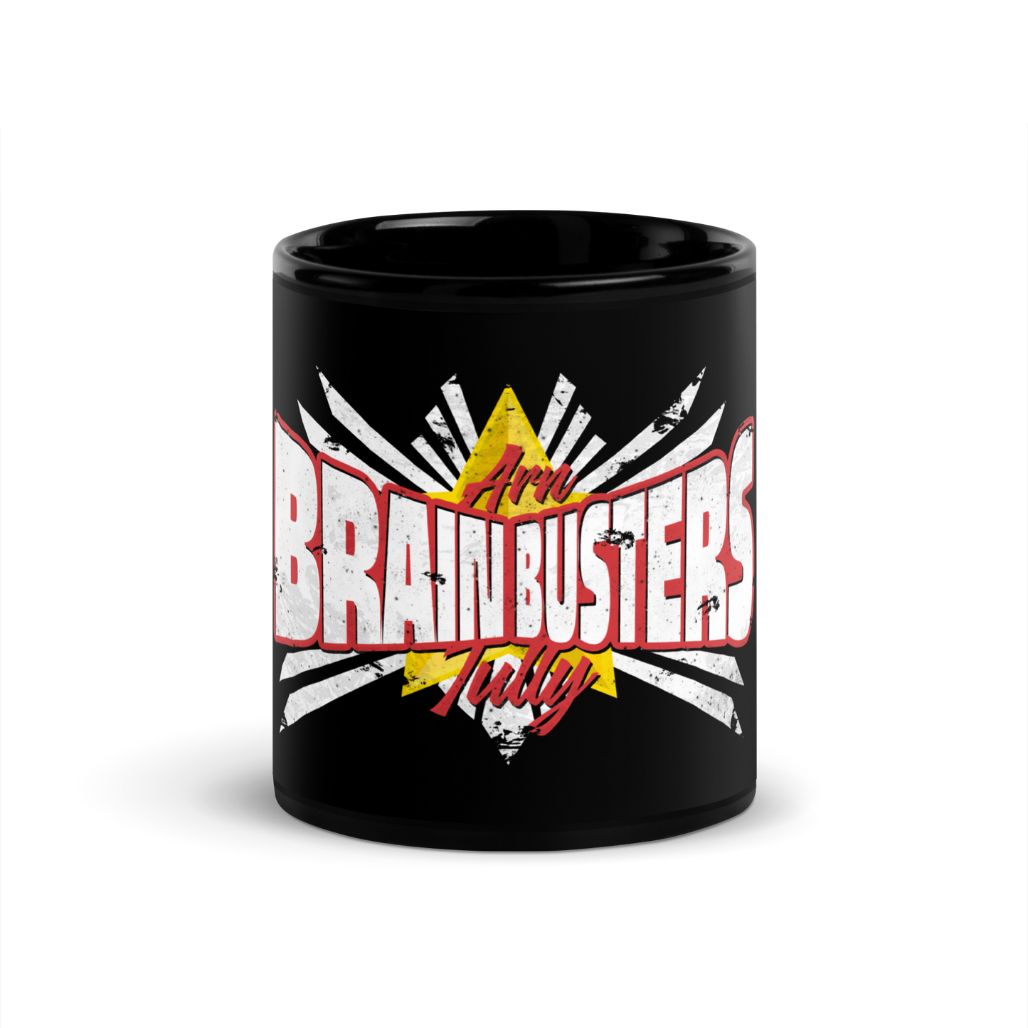 Arn & Tully - Brain Busters Black Glossy Mug