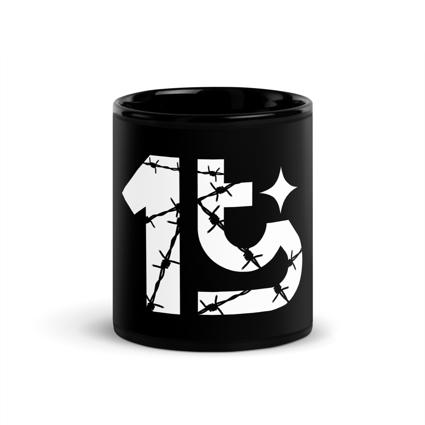 1TS Extreme Black Glossy Mug