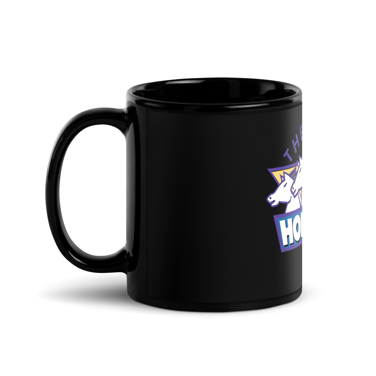 Four Horsemen Black Glossy Mug